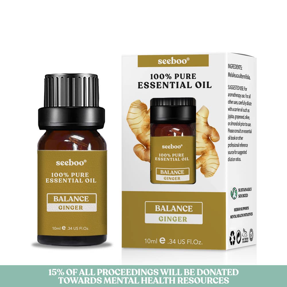 seeboo - Wholesale Essential Oil - BALANCING ORGANIC GINGER OIL - LIMITED EDITION1