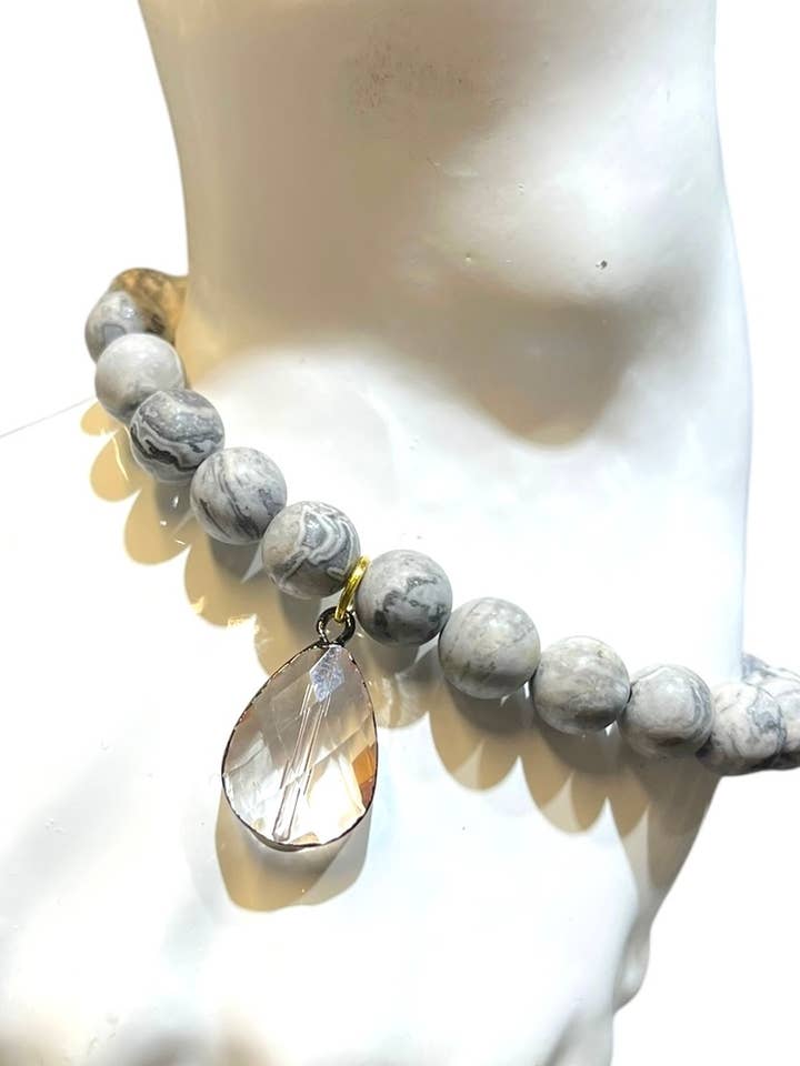 Pulseira de Pedra Natural Karter por atacado de Ava Capri