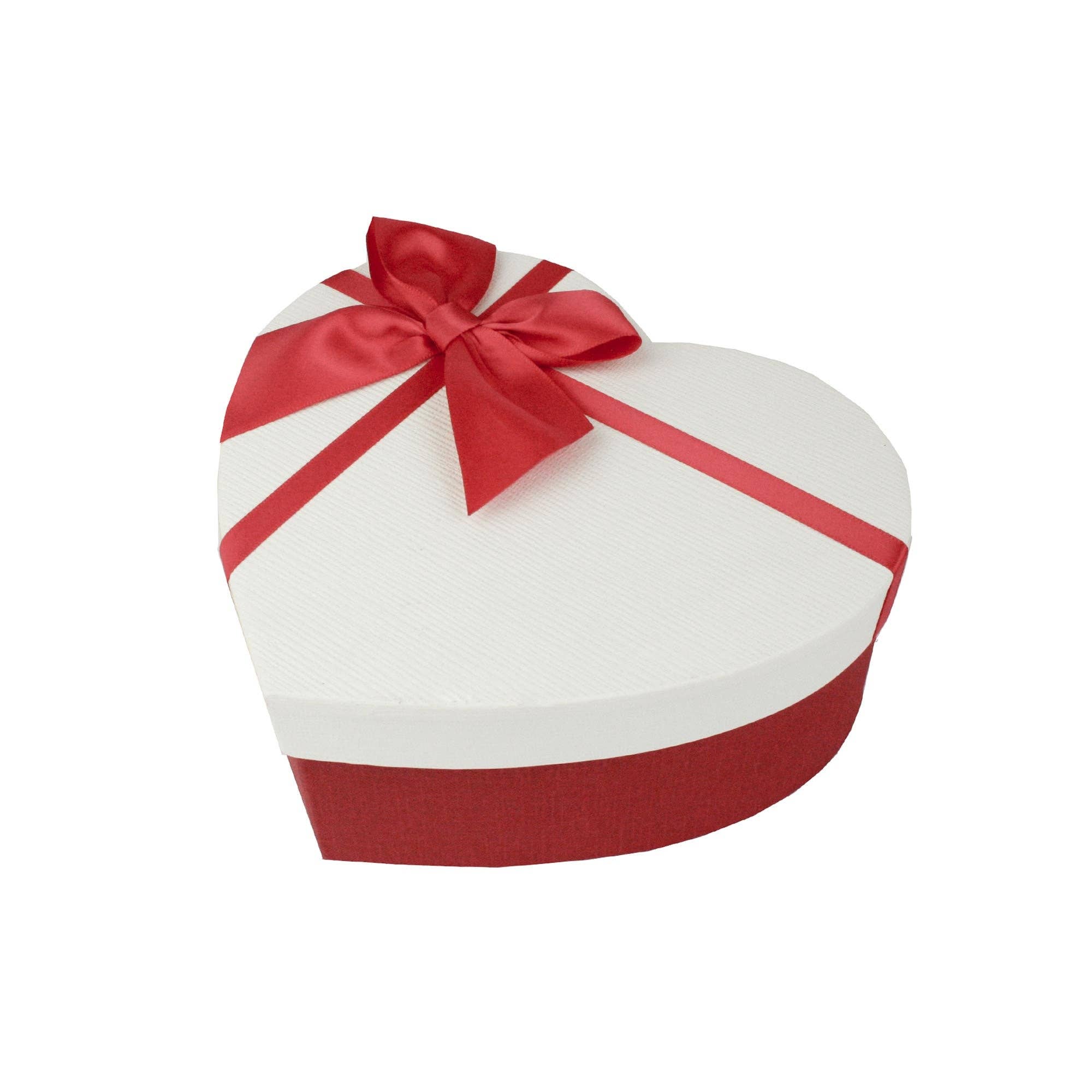 Emartbuy - Wholesale Gift box - Luxury Heart Shaped Red/White Gift Box