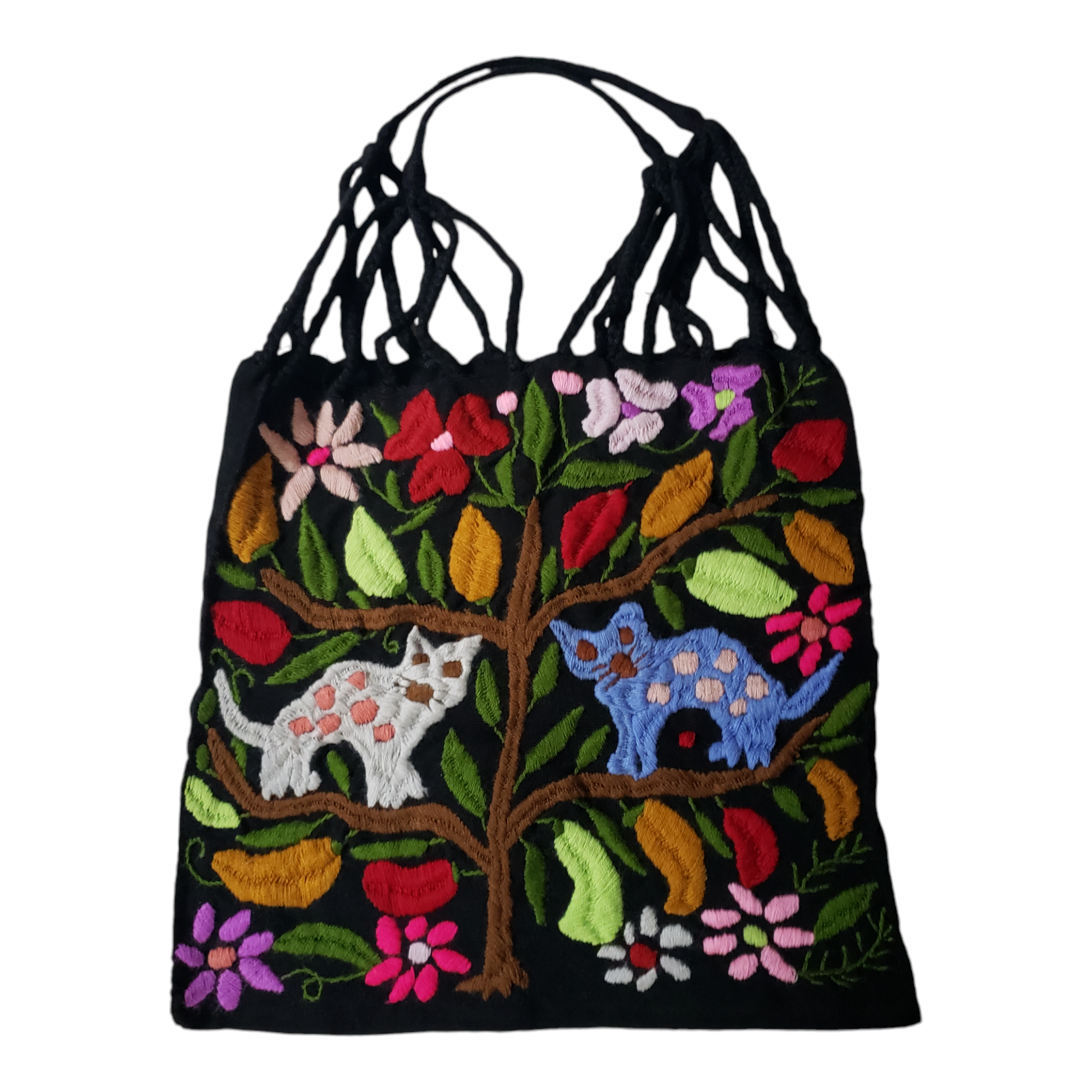 The Little Pueblo - Wholesale Tote Bag - Women's - Embroidered Mexican Woven Tote Bag23