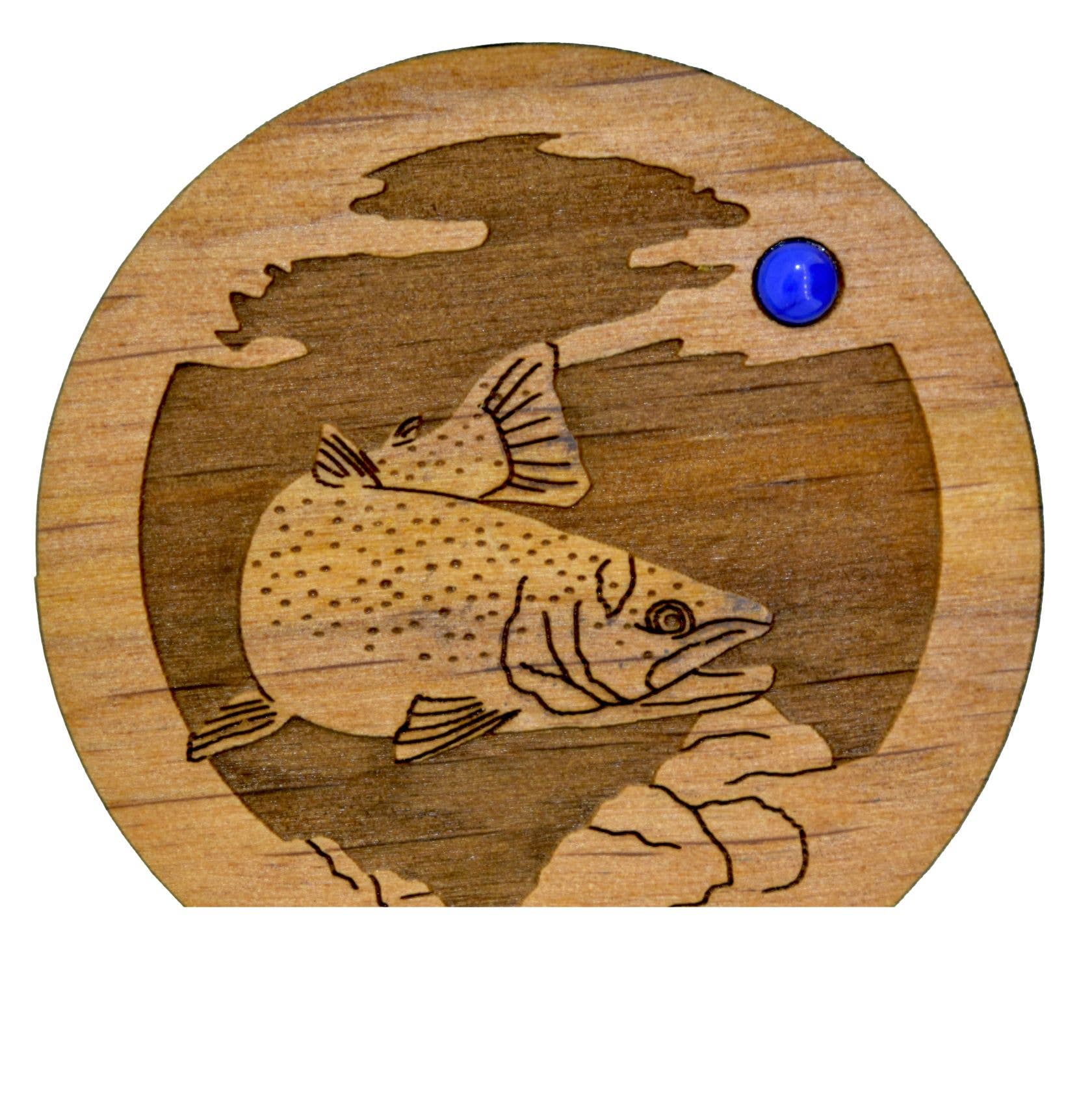 Woodcutts Inc. - Wholesale Magnet - Trout  Alder Magnet0