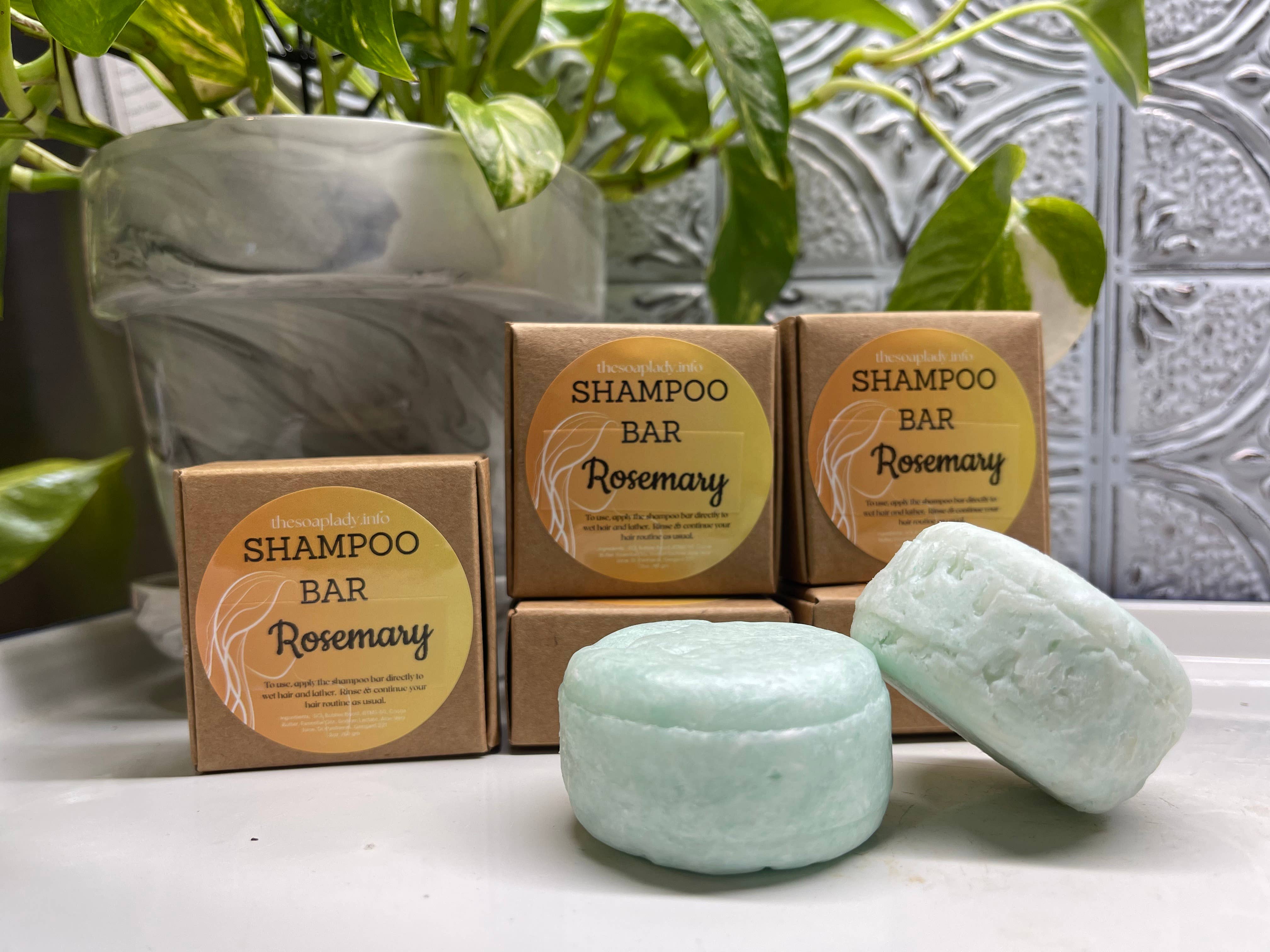 The Soap Lady - Wholesale Shampoo Puck/Solid Shampoo - Rosemary Shampoo Bar  0