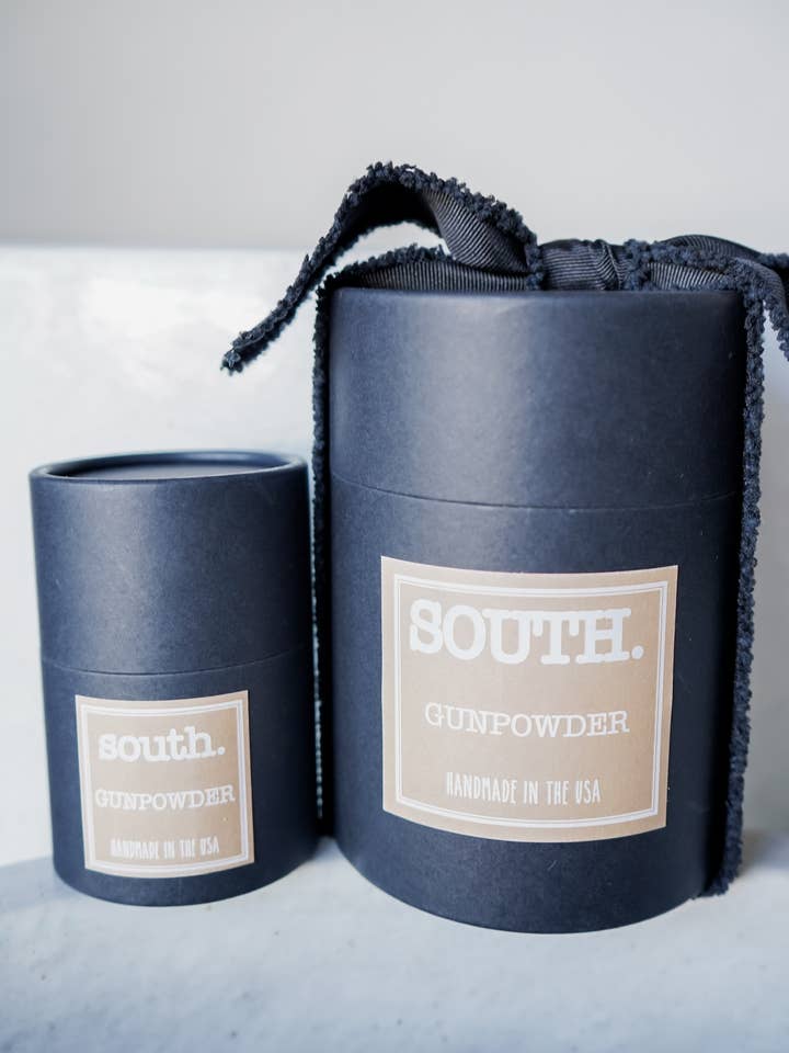 Gunpowder Candle for wholesale by The South Candle