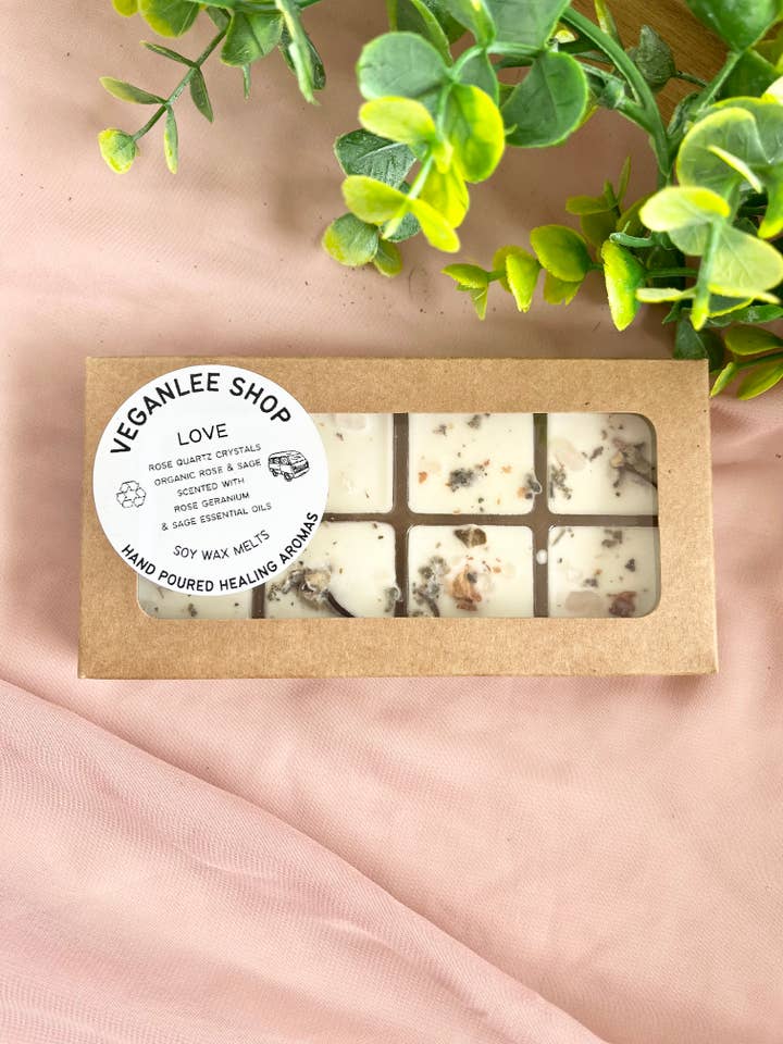 Love Essential Oil Soja Wax Melt Rose/Salie/Geranium voor wholesale door Aromalee Shop