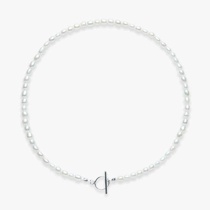 Collier à perles Rêve full medium en argent pour la vente par Koi Atelier