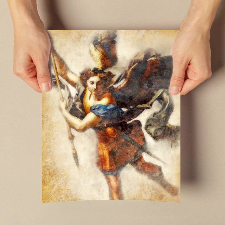 Raising Faith Prints - Wholesale Kunstprint - Prent van de aartsengel Michaël3