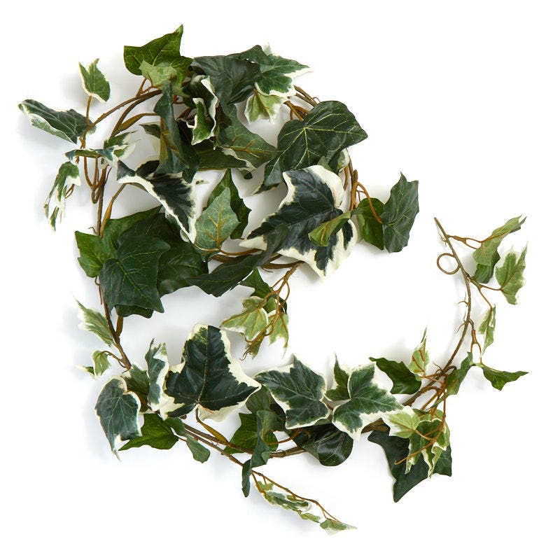 Factory Direct Craft - Wholesale Artificial Plant - 68" Variegated Artificial English Ivy Greenery Garland2