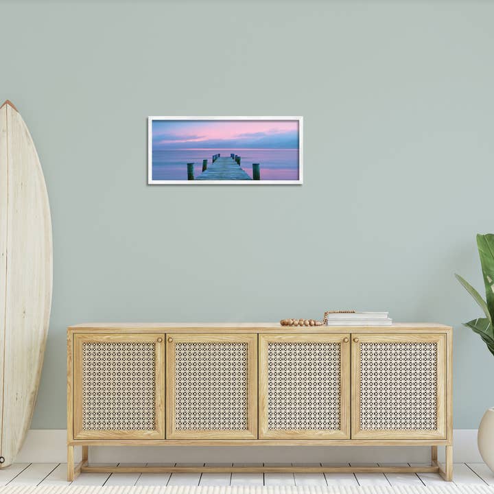 Stupell Industries - Wholesale Wall Sign - Dock at Sunset Horizon - Framed Wall Art5