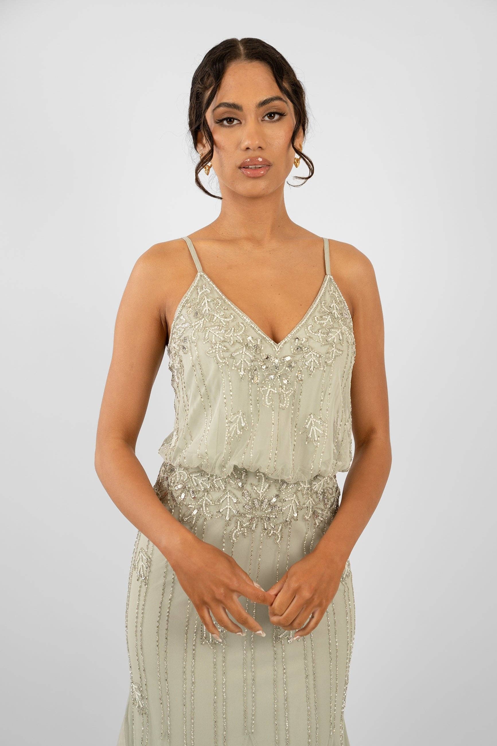 Keeva Pale Aqua Bridesmaid Dress for wholesale on Faire5