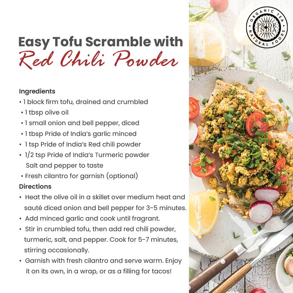 PRIDE INDIA BRANDS – Großhandel Gewürze – Red Chili gemahlen — Traditionelles indisches Gewürz6