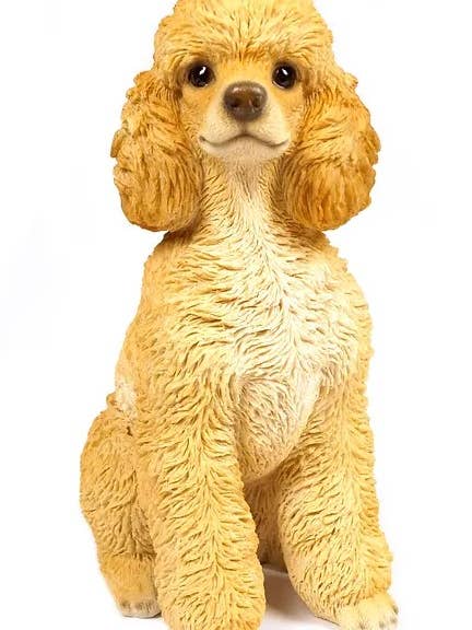 Hellbraune Pudelfigur, 31,8 cm für den Großhandel von Halcyon Generation