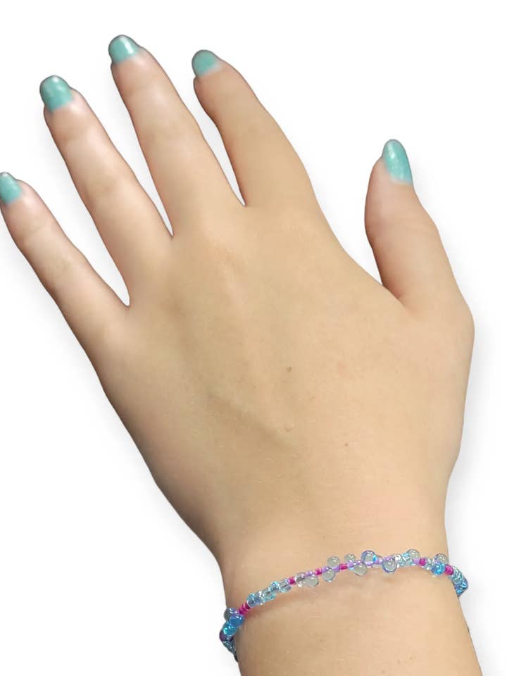 Beaded Minimalist Wire Bracelets for wholesale by Ciao Bella Jewelry Inc