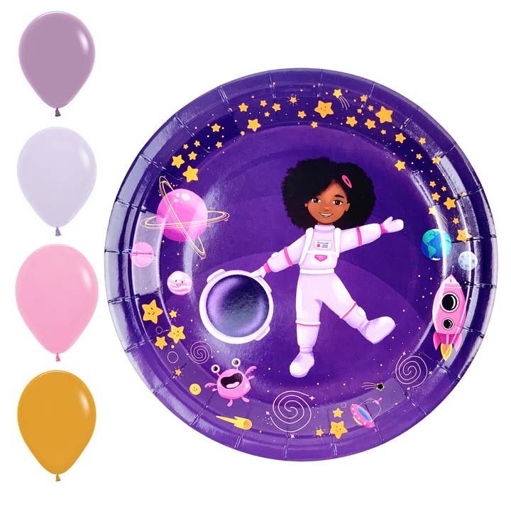 Anna + Pookie - Wholesale Balloon - Party Balloons | Girl Astronaut-Inspired Collection1