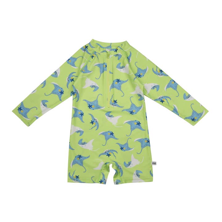 ZOOCCHINI – wholesale Rash-guard – Baby – Baby Rashguard One Piece Printed Swimsuit - Sid Stingray