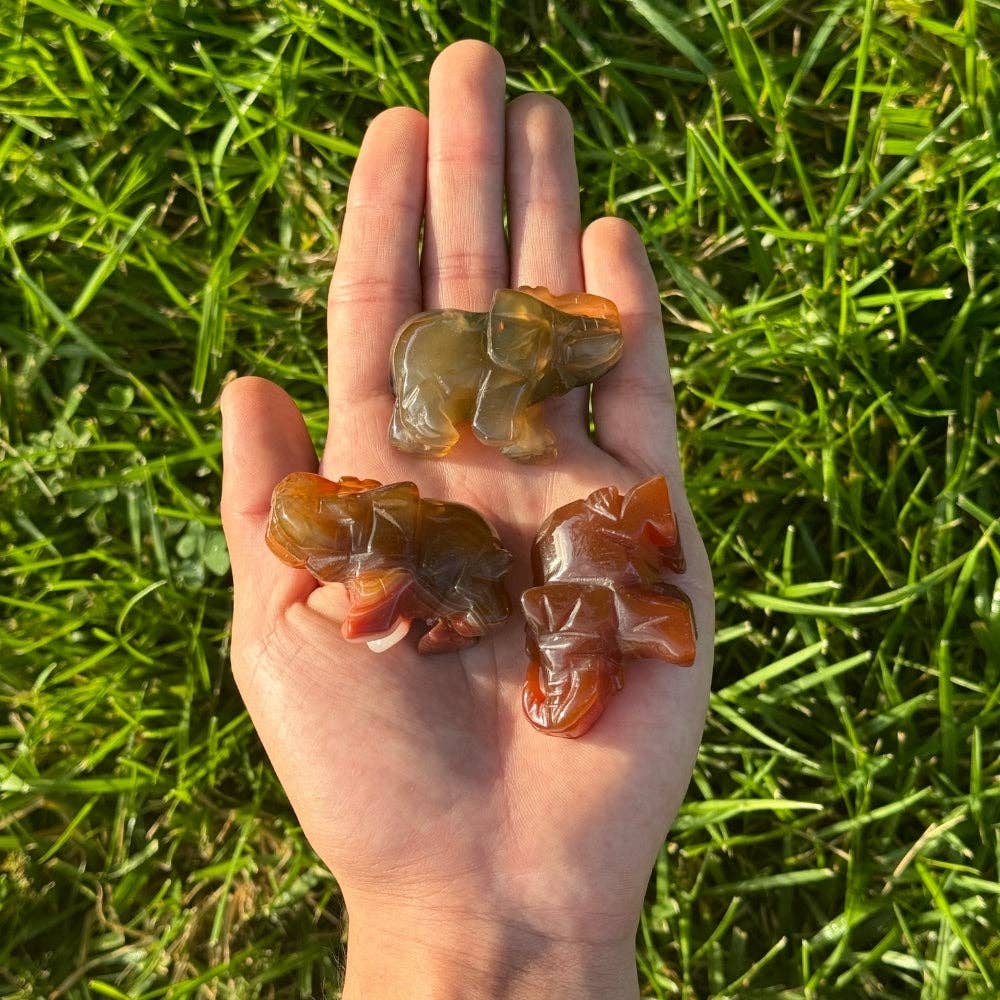 Earths Elements Wholesale - Wholesale Spiritual Stone/Crystal - Crystal Elephant - Carnelian1