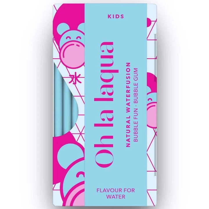 OH LA LAQUA - Wholesale Flavored/Infused Water (Non-Carbonated) - Bubble Fun ᛫ Bubble Gum
