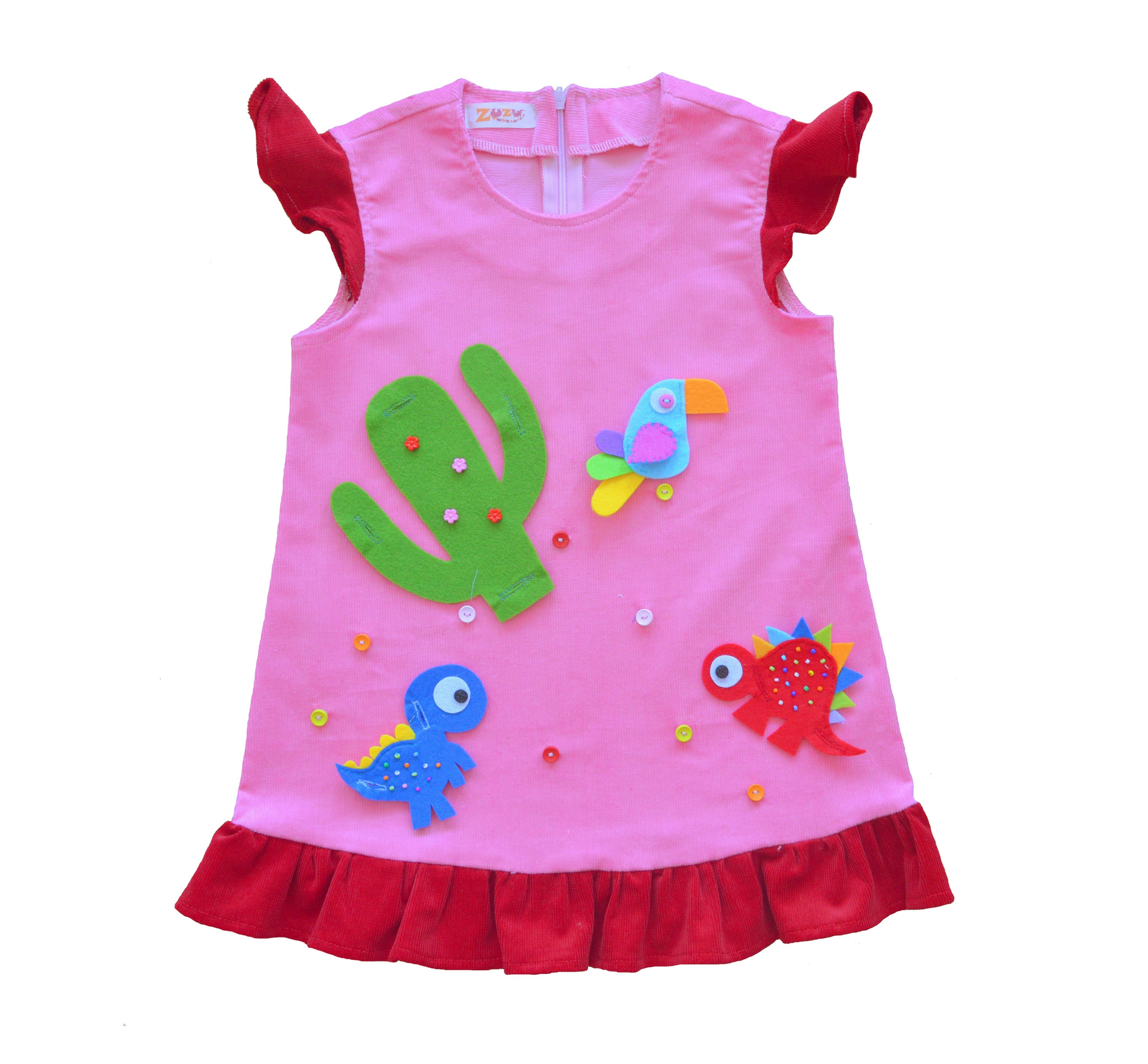 ZuZu Toyclothes - Wholesale Dress - Kids - Jurassic Fun Sleeveless Dress1