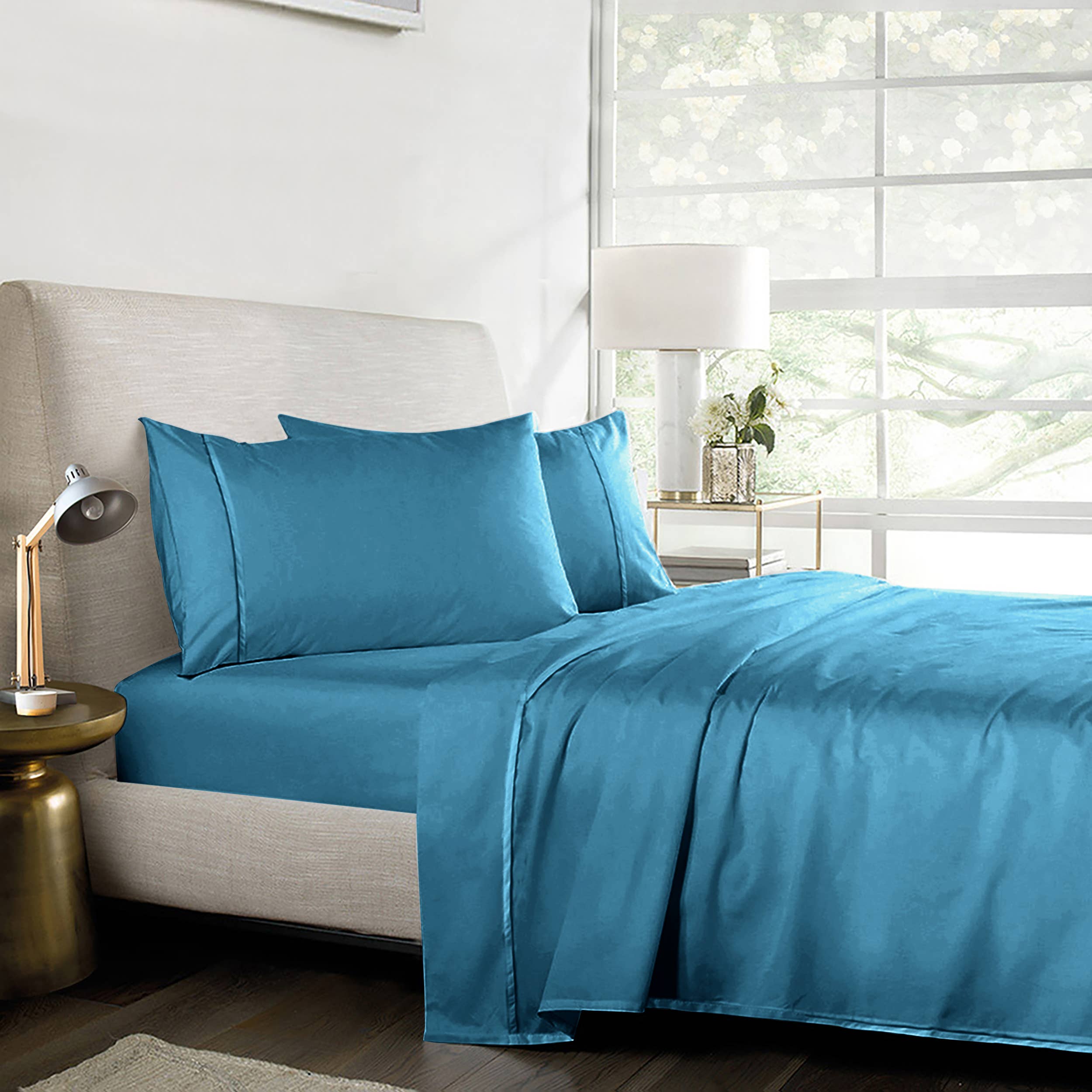 Bedding King - Wholesale Sheet set - 1000TC Pure Egyptian Cotton Ultra Soft Flat / Bed Sheet Sets6