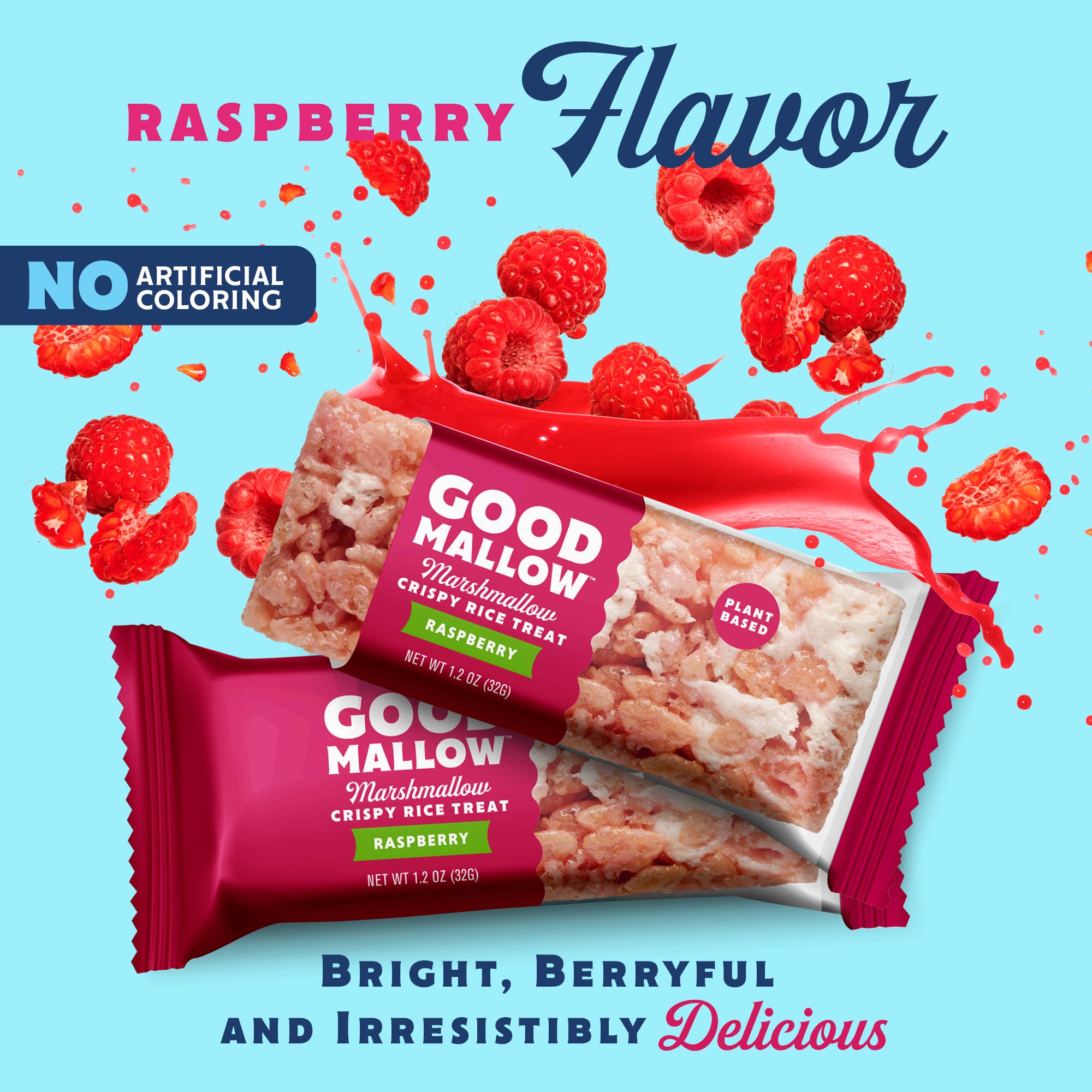 Snackatere – Großhandel Snack-Riegel – Vegane Rice Crispy Treats einzeln verpackt, Schachtel mit 8 Stück6