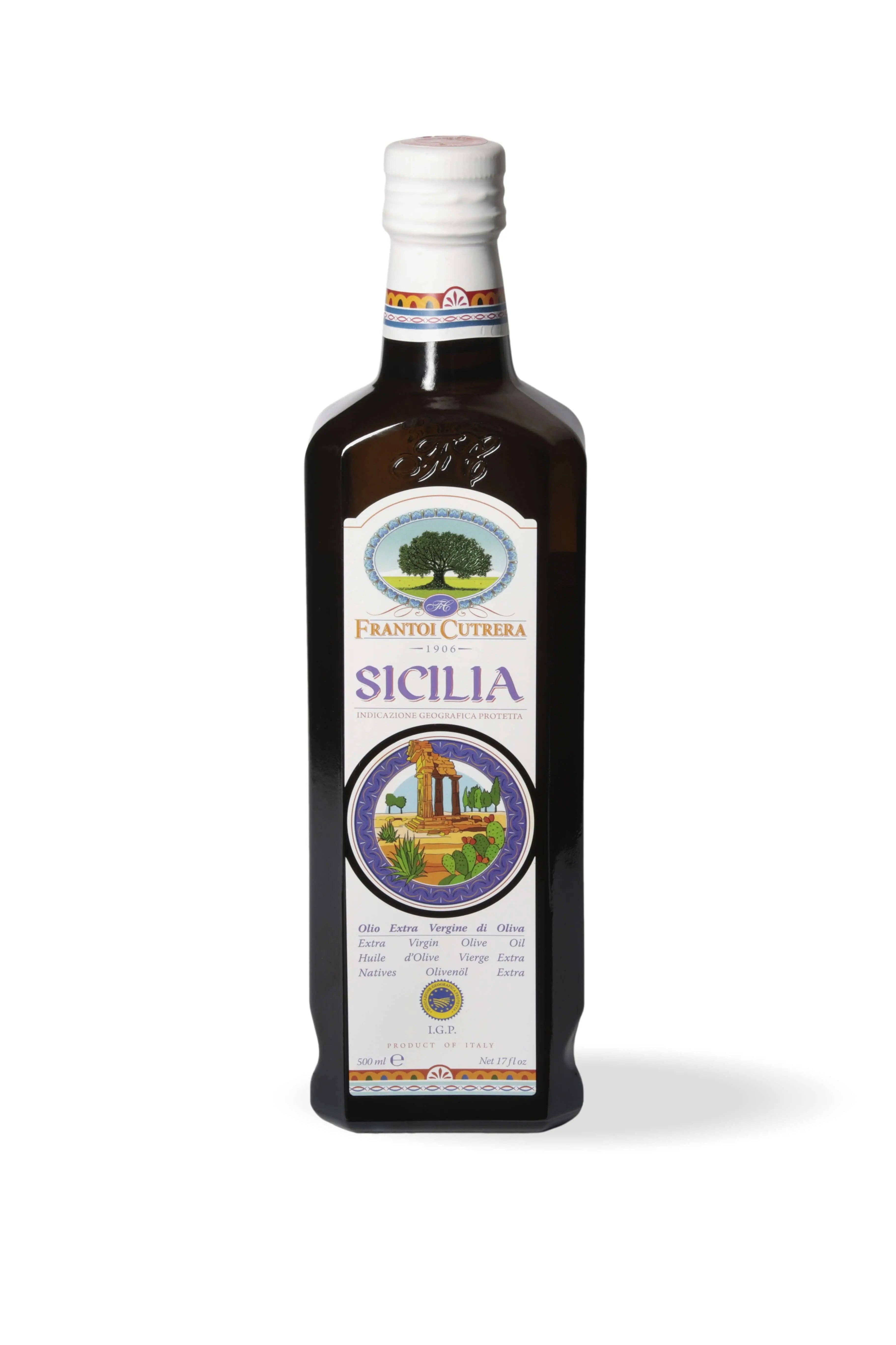 Frantoi Cutrera - Vendita all'ingrosso Olio d'oliva - IGP Sicilia - Olio Extravergine di Oliva Siciliano - Confezione da 6 Bottiglie5