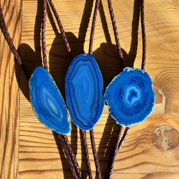 Cobalt Bolo Tie for wholesale by Wild Loop