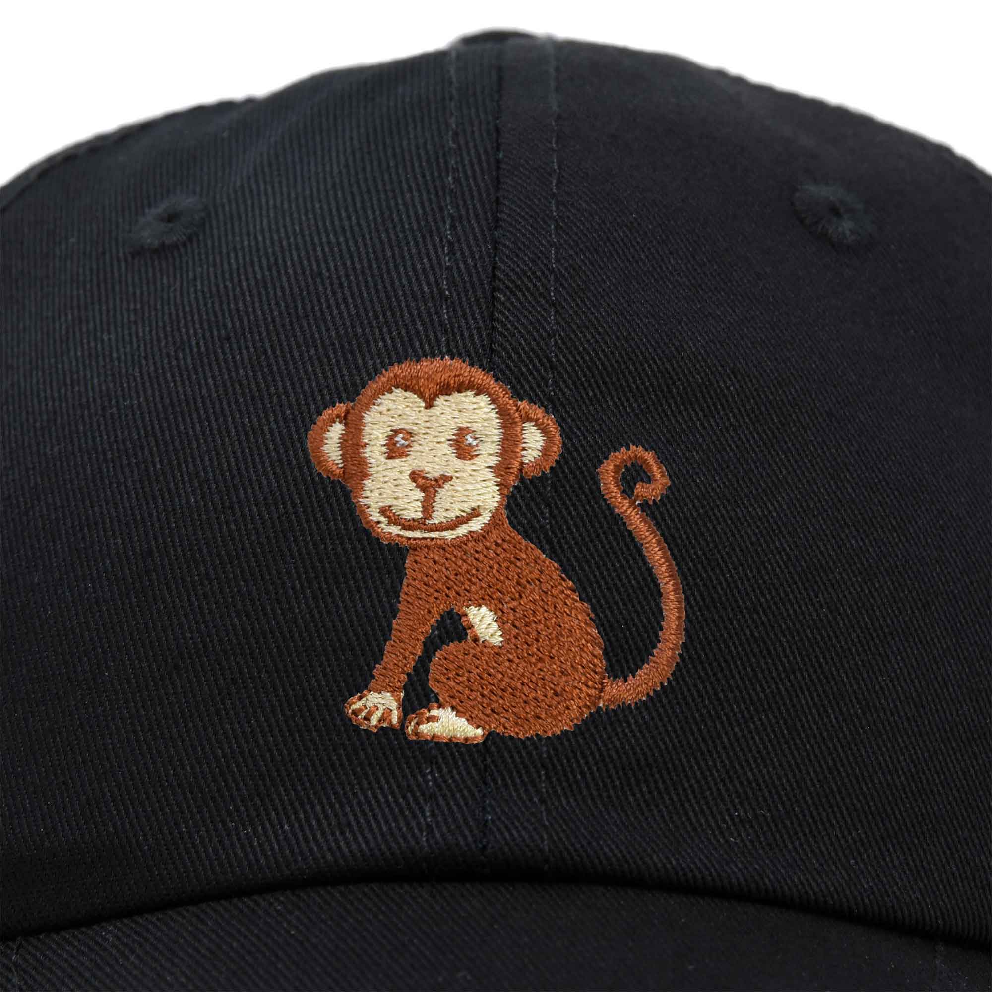 Dalix – Großhandel Basecap – Kinder – DALIX Cute Monkey Kinderhut bestickte Ballkappe Mädchen Jungen45