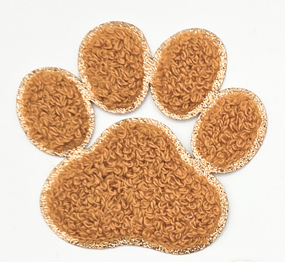 Trendy Transfers - Wholesale Patch - Chenille Paw Print HAT/POCKET Patch0