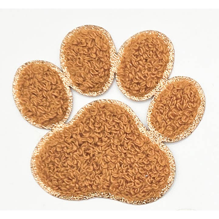 Trendy Transfers - Wholesale Patch - Chenille Paw Print HAT/POCKET Patch