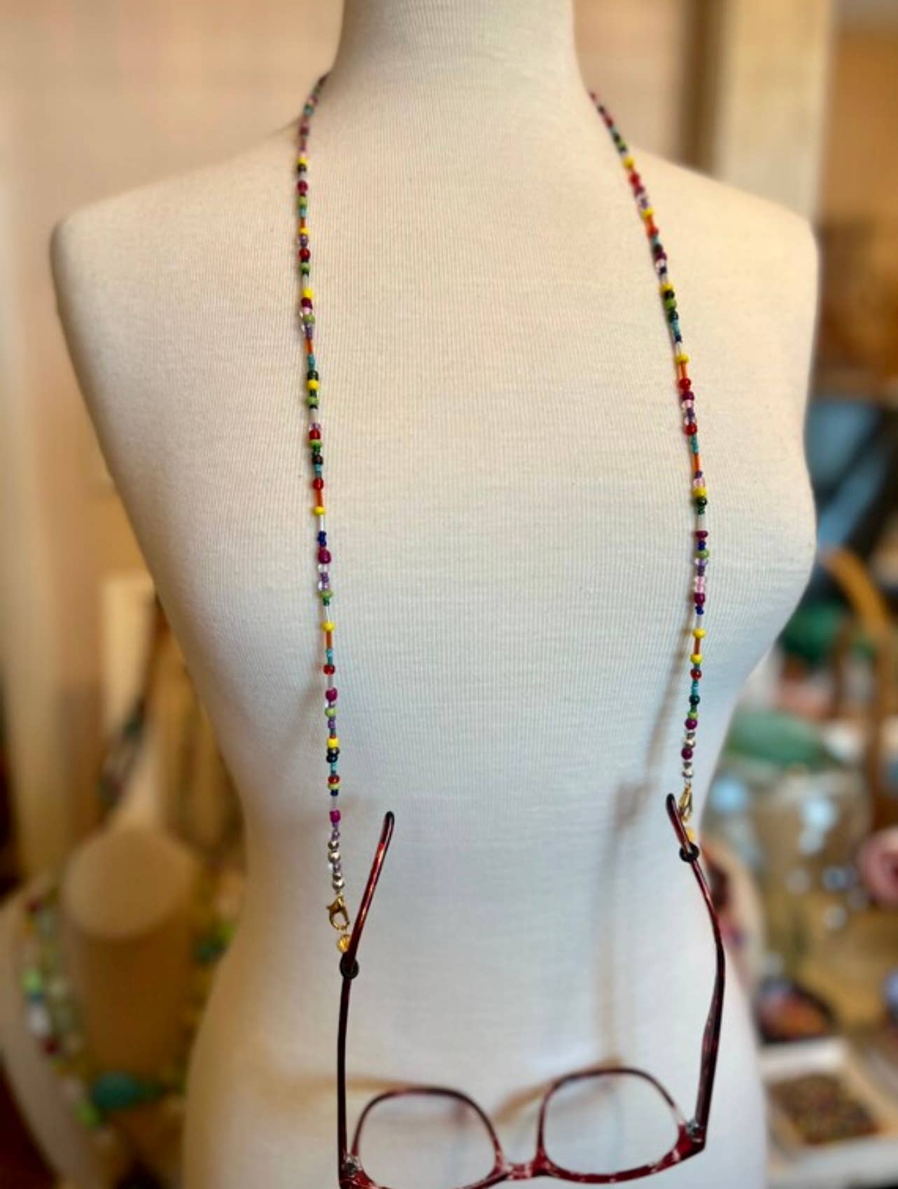 Leanne Bruce Co. - Wholesale Sunglasses/Eyeglasses Strap - Women's - Eyeglass Readers Beaded Chain Lanyards for Sunglasses & Mask2