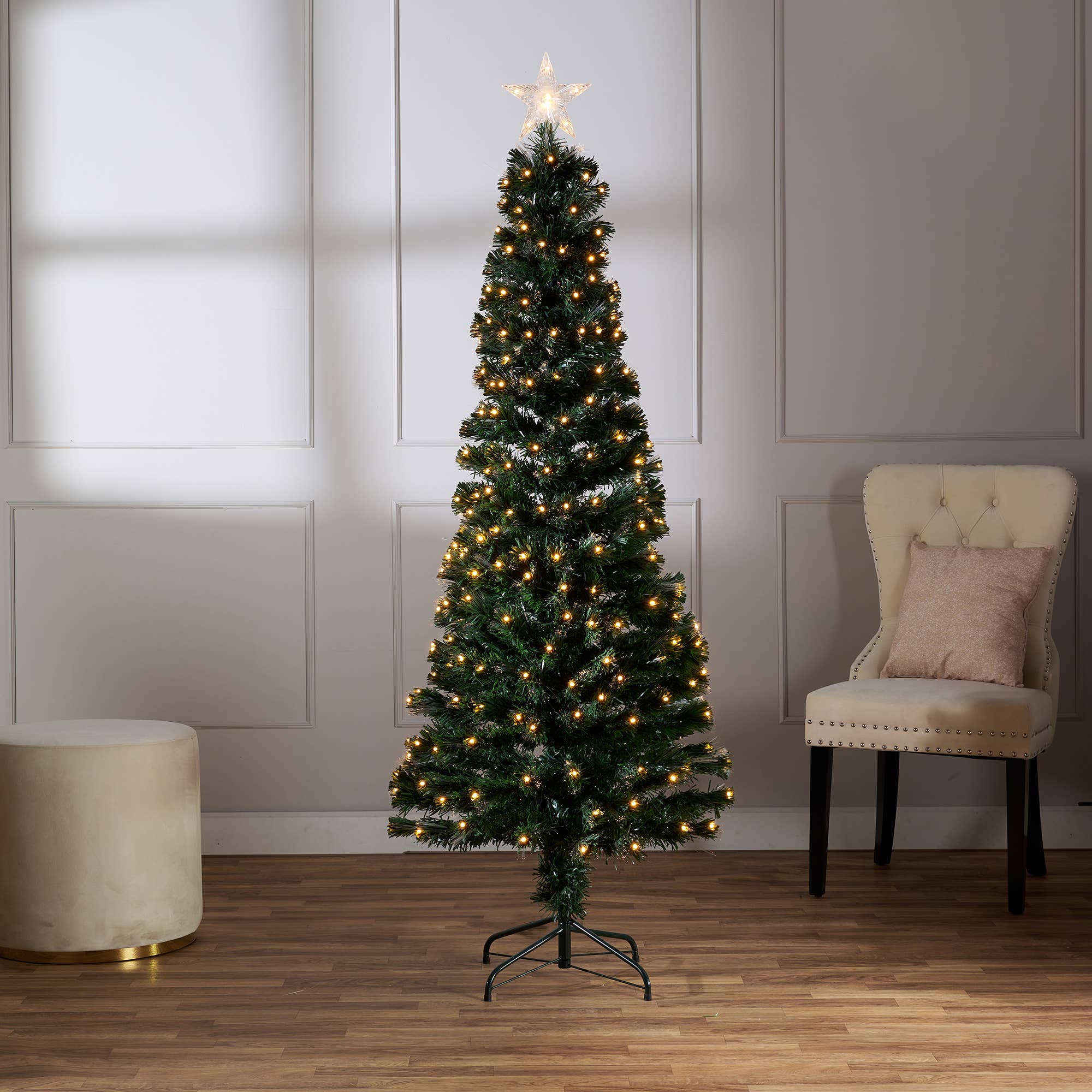 Hi-Line Gift Ltd. - Wholesale Artificial Christmas Tree - Pencil Christmas Tree with Warm Lights3