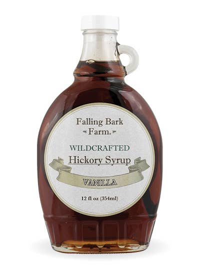 Vanilla Bean Hickory Syrup - 12 Oz for wholesale by FALLING BARK FARM