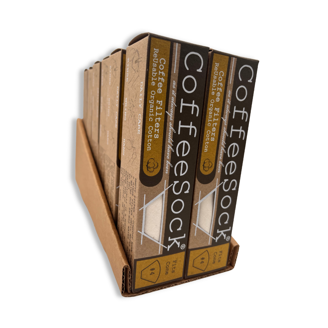 CoffeeSock - Wholesale Coffee filter - Reusable Organic Coffee Filters - Drip #4 Cone3