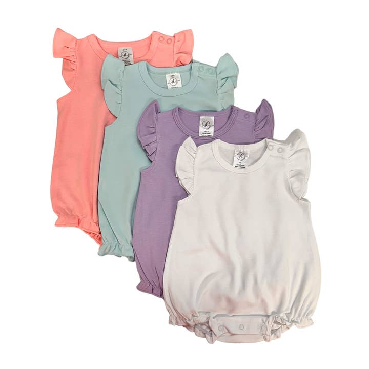 SK Blanks - Wholesale Bodysuit (Non-Footed) - Baby - Flutter Sleeve Bubble1