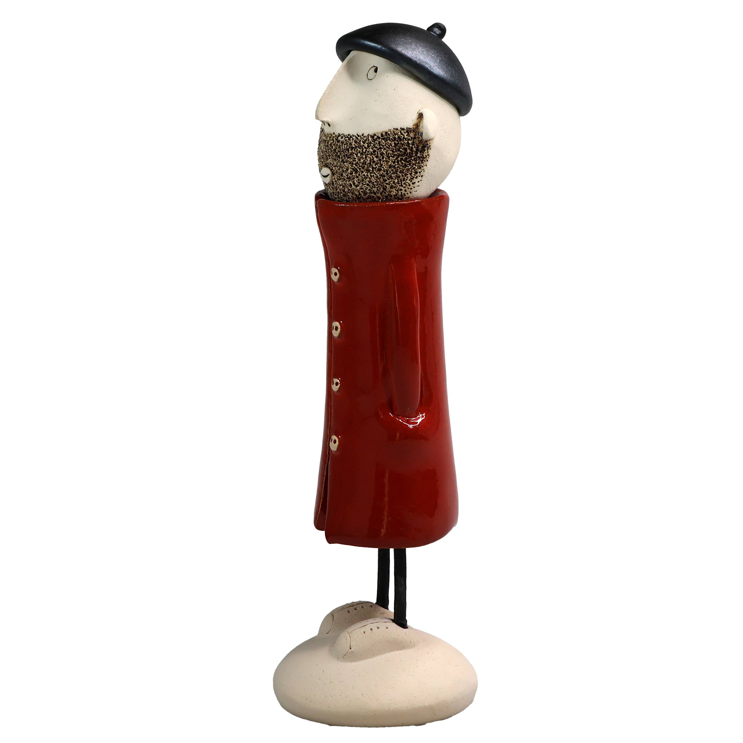 Enigma Supplies – wholesale Decorative figurine – MiGC with Beard Ceramic Figurine| Various Colours12