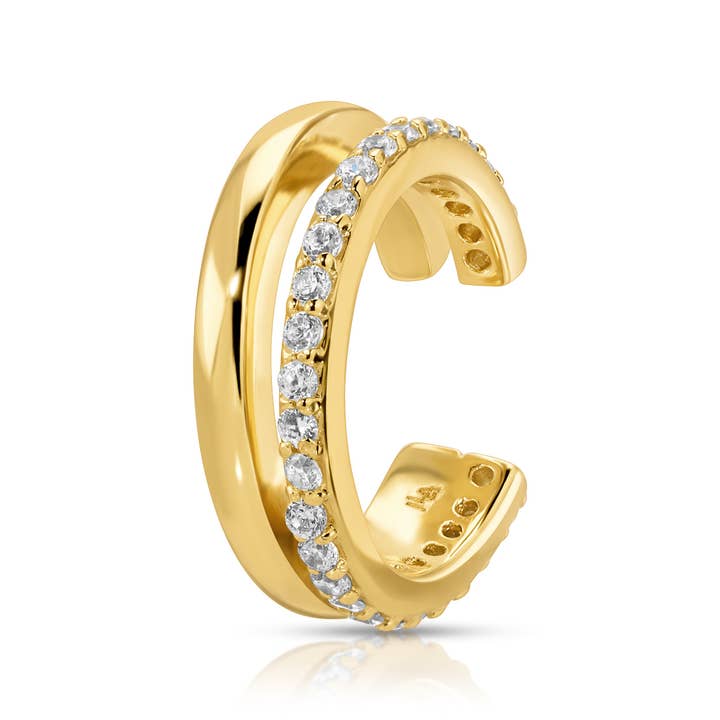 Buffy – Doppelband-Ohrklemme für den Großhandel von Jūratė Los Angeles