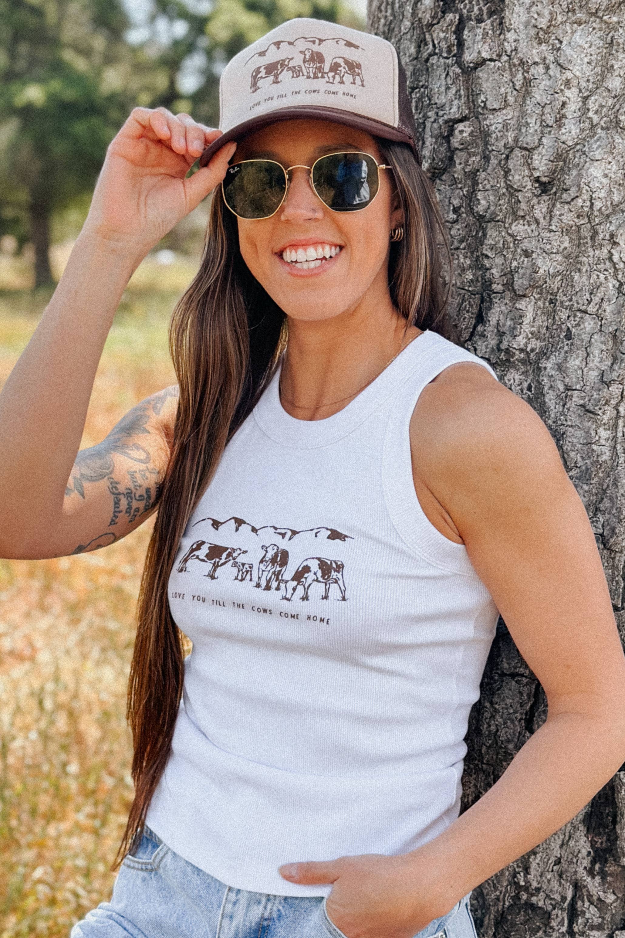 Not From Malibu - Wholesale Trucker Hat - Women's - Cows Come Home Trucker Hat6