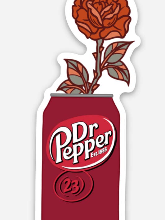Adhesivo Dr Pepper Flower para venta al por mayor de inviting affairs paperie