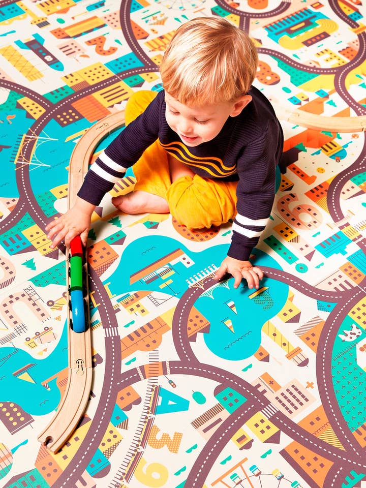 Tapete - Mamut City Bright (PARTE A) por atacado de Mamut Big Design