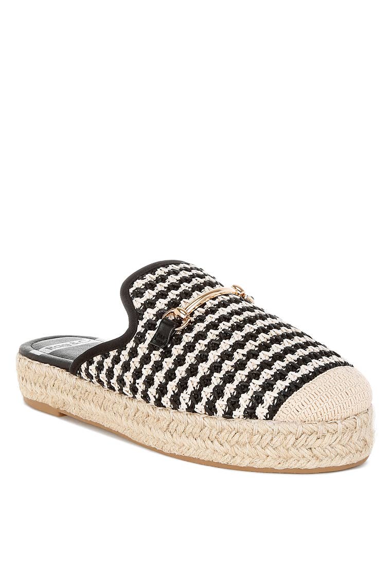 Rag Company - Wholesale Mules - Women's - Himari Raffia Slip-On Mules0