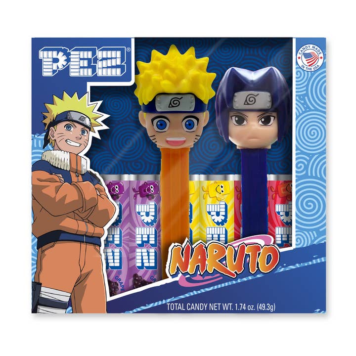Pez Box Twin Pack - Naruto, 12ct for wholesale by Grandpa Joe's Candy Shop