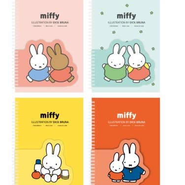 Miffy PP Double Mini Memo + Spiral Notebook for wholesale by K-Wonderland