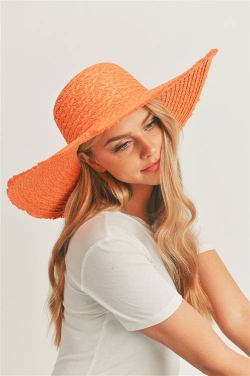 MYS Wholesale Inc - Wholesale Straw Hat - Women's - Solid Summer Floppy Sun Hat14