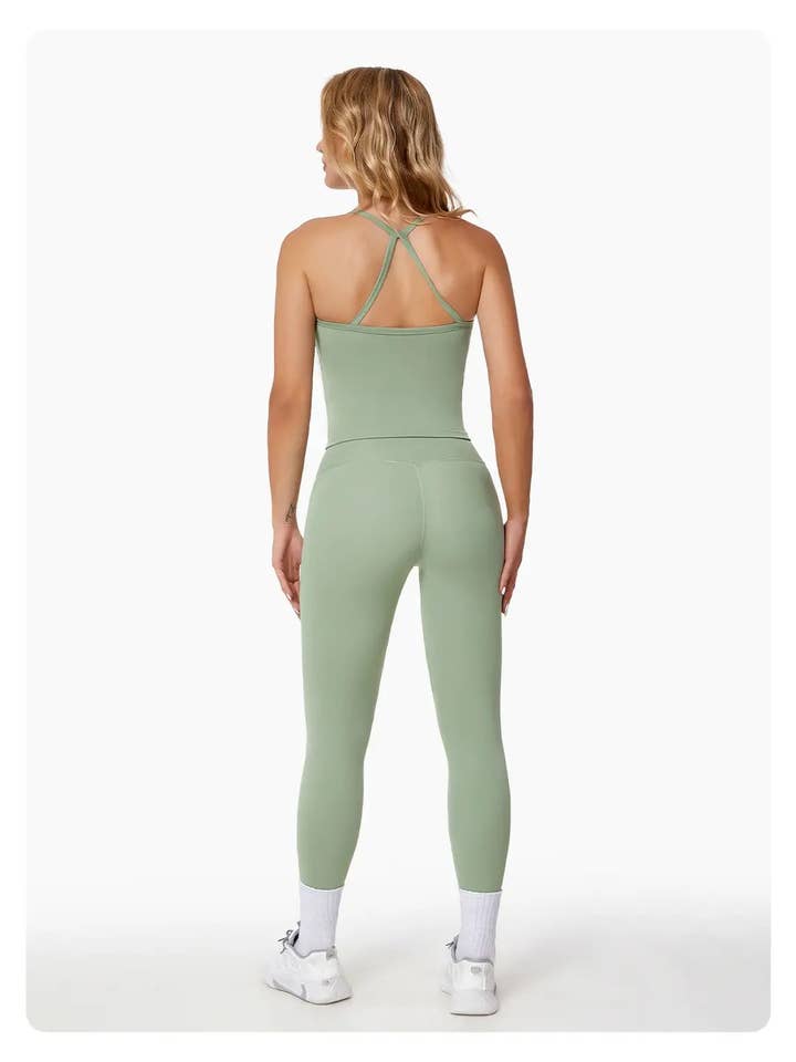 Mantra Active - Wholesale Activewear Set - Women's - Vesper Halter Neck Sports Bra & Leggings Activewear Set 23