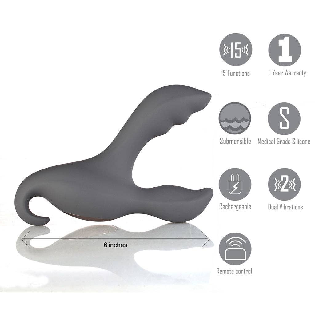 Maia Toys - Wholesale Sex Toy - Apollo 15-Function Silicone Remote Prostate Massager3