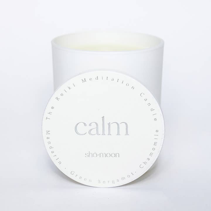 shō-moon - Wholesale Jar/Filled Candle - Calm Meditation Candle pure essential oils6