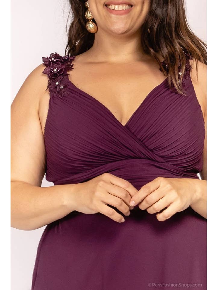 Eva & Lola - Epsilonn - Wholesale Dress - Women's - HM2103-1 - Elegant plus-size dress2