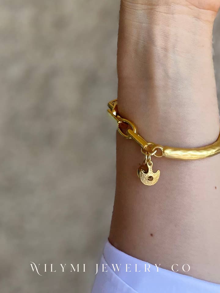HOW Gold Anchor Bracelet | 24k GF | Lobster Clasp for wholesale by WILYMI Jewelry Co