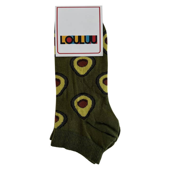 Louluu Avocado Low Cut Socks for wholesale by Fashiontight