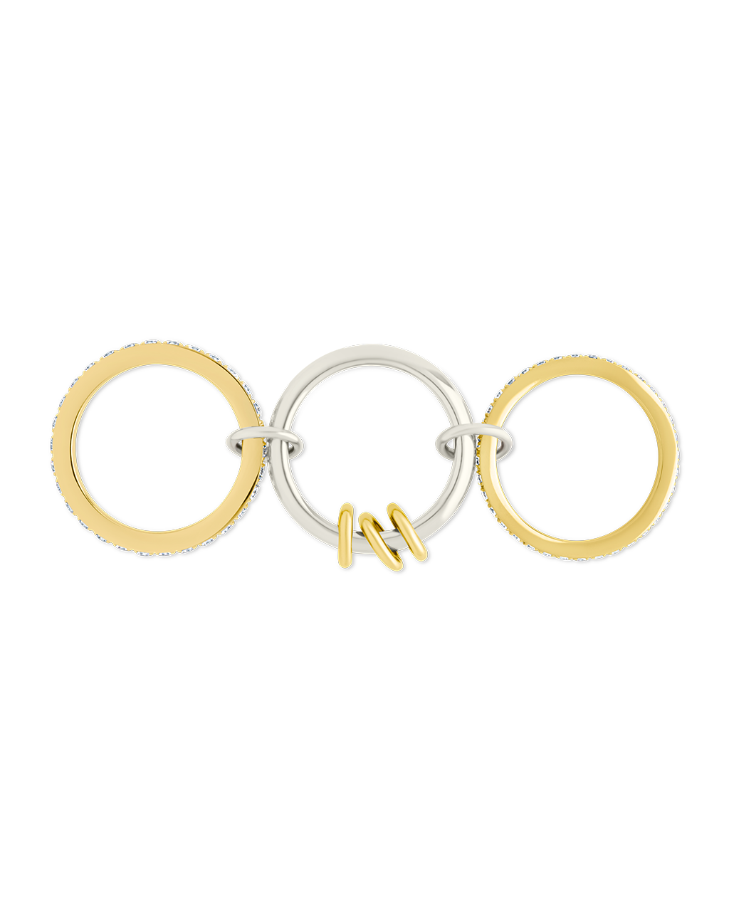 Double tonalité Anneau Empilable Garwyn en vente sur Faire4
