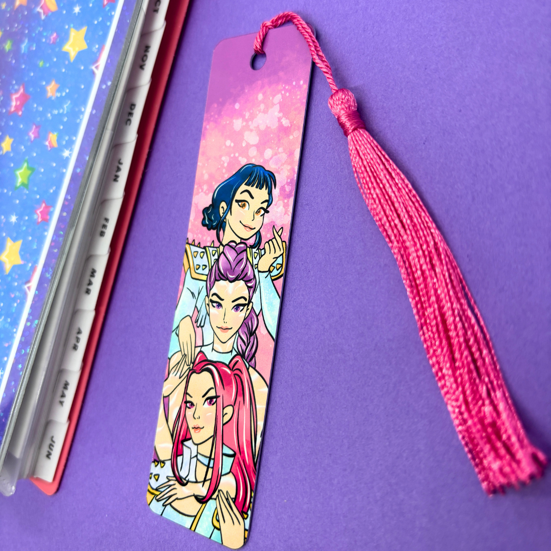 Kish B. Designs - Wholesale Bookmark - Huntrix| KPop| Demon Hunters | Metal | Standard Bookmark2